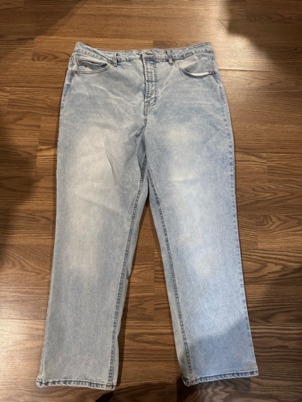 Frye Light Blue Straight-Leg Women's Jeans